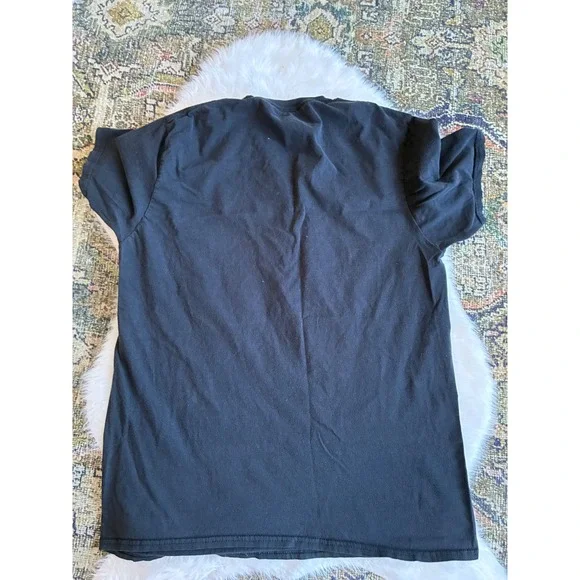 Guns N Roses Skull Top Hat Roses Guns Graphic T Shirt Black Mens Size Medium - Picture 5 of 5